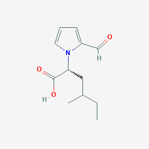 (2R)-2-(2-Formyl-1H-pyrrol-1-yl)-4-methylhexanoic acid