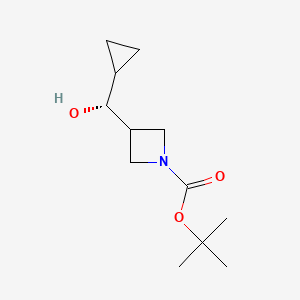 tert-Butyl 3-[(R)-cyclopropyl(hydroxy)methyl]azetidine-1-carboxylate