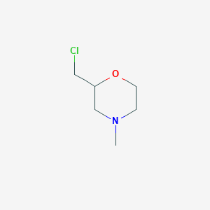 molecular formula C6H12ClNO B1520466 2-(氯甲基)-4-甲基吗啉 CAS No. 40987-31-3