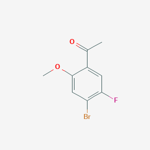 1-(4-Bromo-5-fluoro-2-methoxyphenyl)ethan-1-one