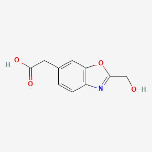 2-(Hydroxymethyl)benzo[d]oxazole-6-acetic acid