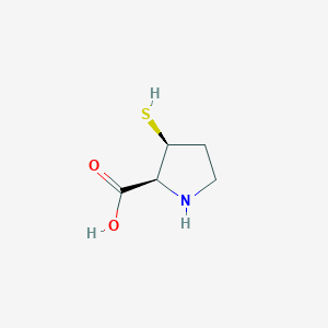 (2S,3S)-3-Mercaptopyrrolidine-2-carboxylic acid