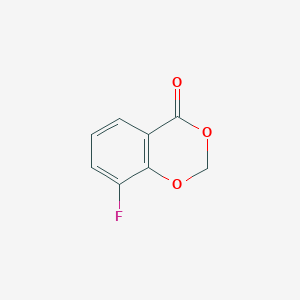 molecular formula C8H5FO3 B15204811 8-Fluoro-4H-benzo[d][1,3]dioxin-4-one 