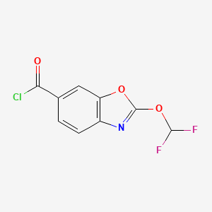 2-(Difluoromethoxy)benzo[d]oxazole-6-carbonyl chloride