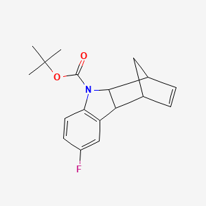 tert-Butyl 6-fluoro-1,4,4a,9a-tetrahydro-9H-1,4-methanocarbazole-9-carboxylate