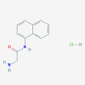 molecular formula C12H13ClN2O B1520486 2-氨基-N-(萘-1-基)乙酰胺盐酸盐 CAS No. 1240526-11-7