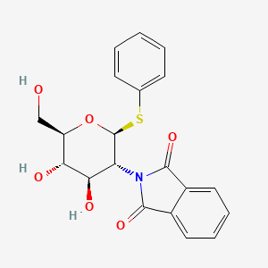 molecular formula C20H19NO6S B15204898 2-((2S,3R,4R,5S,6R)-4,5-Dihydroxy-6-(hydroxymethyl)-2-(phenylthio)tetrahydro-2H-pyran-3-yl)isoindoline-1,3-dione 