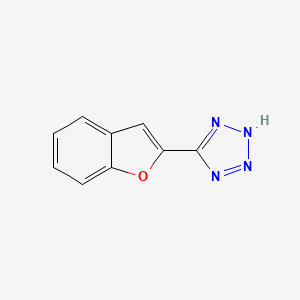 B1520491 5-(1-benzofuran-2-yl)-2H-1,2,3,4-tetrazole CAS No. 1240526-31-1