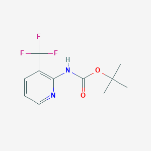 molecular formula C11H13F3N2O2 B15204946 (3-Trifluoromethyl-pyridin-2-yl)-carbamic acid tert-butyl ester 