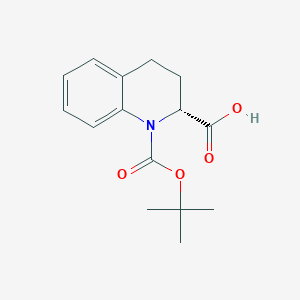 B1520500 (r)-1-Boc-3,4-dihydro-2h-quinoline-2-carboxylic acid CAS No. 1187931-75-4