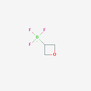 molecular formula C3H5BF3O- B15205021 Trifluoro(oxetan-3-yl)boranuide 