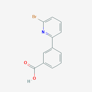 molecular formula C12H8BrNO2 B1520503 3-(6-溴吡啶-2-基)苯甲酸 CAS No. 914349-44-3