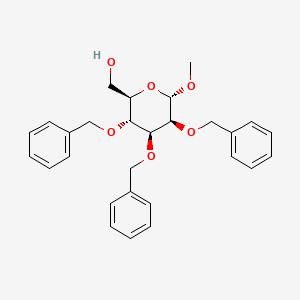 ((2R,3R,4S,5S,6S)-3,4,5-tris(Benzyloxy)-6-methoxytetrahydro-2H-pyran-2-yl)methanol