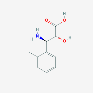 molecular formula C10H13NO3 B1520514 (2R,3R)-3-氨基-2-羟基-3-(邻甲苯基)丙酸 CAS No. 1217705-78-6