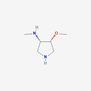 (3S,4R)-4-Methoxy-N-methylpyrrolidin-3-amine