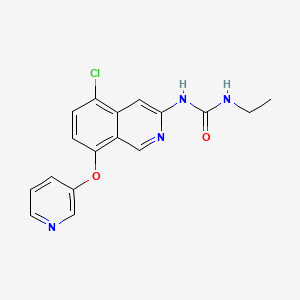 1-(5-Chloro-8-(pyridin-3-yloxy)isoquinolin-3-yl)-3-ethylurea