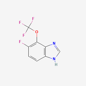 5-Fluoro-4-(trifluoromethoxy)-1H-benzimidazole