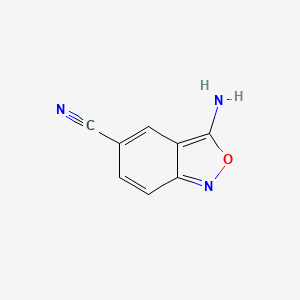 3-Aminobenzo[c]isoxazole-5-carbonitrile