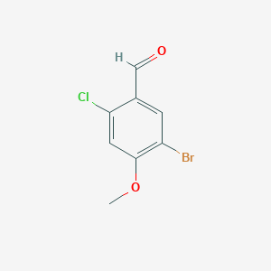 5-Bromo-2-chloro-4-methoxybenzaldehyde