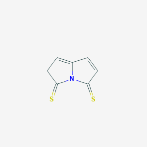 molecular formula C7H5NS2 B15205218 3H-Pyrrolizine-3,5(2H)-dithione CAS No. 860362-65-8