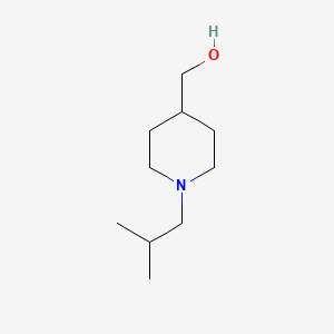 B1520523 (1-Isobutylpiperidin-4-YL)methanol CAS No. 915923-25-0