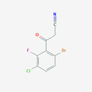 6-Bromo-3-chloro-2-fluorobenzoylacetonitrile