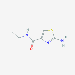 B1520527 2-amino-N-ethyl-1,3-thiazole-4-carboxamide CAS No. 1019115-37-7