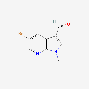 5-bromo-1-methyl-1H-pyrrolo[2,3-b]pyridine-3-carbaldehyde