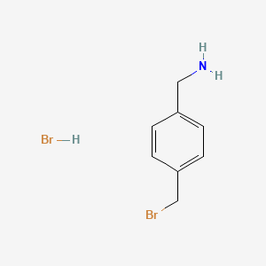 B1520533 4-(Bromomethyl)benzylamine hydrobromide CAS No. 34403-47-9