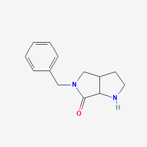 Pyrrolo[3,4-b]pyrrol-6(1H)-one, hexahydro-5-(phenylmethyl)-