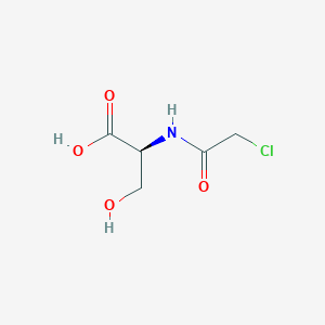 (2-chloroacetyl)-L-serine