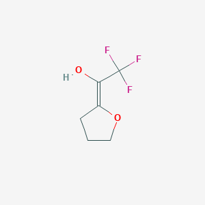 molecular formula C6H7F3O2 B15205433 (1E)-1-(Dihydro-2(3H)-Furanylidene)-2,2,2-Trifluoroethanol 