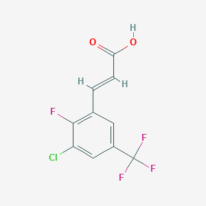 3-Chloro-2-fluoro-5-(trifluoromethyl)cinnamic acid