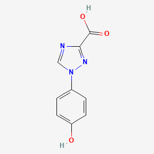 1H-1,2,4-Triazole-3-carboxylic acid, 1-(4-hydroxyphenyl)-