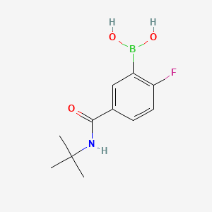 B1520549 (5-(tert-Butylcarbamoyl)-2-fluorophenyl)boronic acid CAS No. 874289-51-7