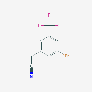 2-[3-Bromo-5-(trifluoromethyl)phenyl]acetonitrile