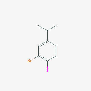 B1520553 3-Bromo-4-iodoisopropylbenzene CAS No. 1000578-18-6