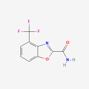 4-(Trifluoromethyl)benzo[d]oxazole-2-carboxamide