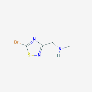 1-(5-Bromo-1,2,4-thiadiazol-3-yl)-N-methylmethanamine