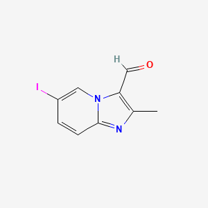 6-Iodo-2-methylimidazo[1,2-a]pyridine-3-carbaldehyde