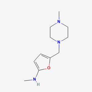 N-Methyl-5-((4-methylpiperazin-1-yl)methyl)furan-2-amine