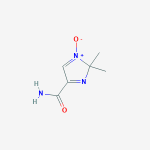 B152056 2,2-Dimethyl-1-oxidoimidazol-1-ium-4-carboxamide CAS No. 138000-95-0