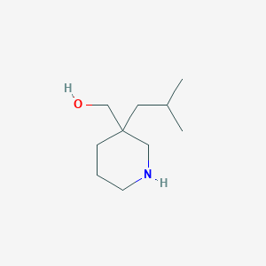 B1520561 (3-Isobutylpiperidin-3-YL)methanol CAS No. 915922-54-2
