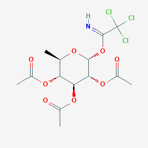 (2R,3R,4S,5R,6R)-2-Methyl-6-(2,2,2-trichloro-1-iminoethoxy)tetrahydro-2H-pyran-3,4,5-triyl triacetate