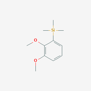 molecular formula C11H18O2Si B15205642 (2,3-Dimethoxyphenyl)trimethylsilane 