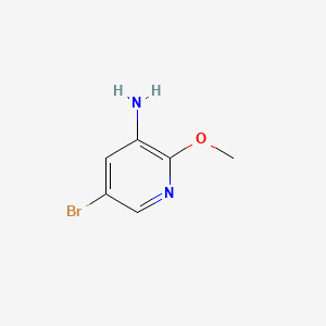 molecular formula C6H7BrN2O B1520566 5-Bromo-2-methoxypyridin-3-amine CAS No. 884495-39-0