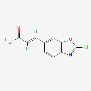 3-(2-Chlorobenzo[d]oxazol-6-yl)acrylic acid