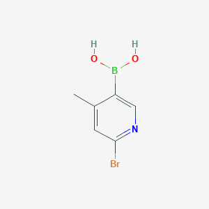 molecular formula C6H7BBrNO2 B1520569 (6-Bromo-4-methylpyridin-3-yl)boronic acid CAS No. 1072945-75-5