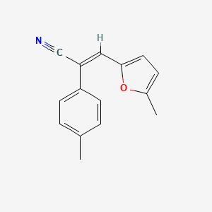 3-(5-Methylfuran-2-yl)-2-(p-tolyl)acrylonitrile