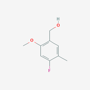 (4-Fluoro-2-methoxy-5-methylphenyl)methanol